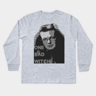 Shirley Jackson - One Bad Witch Kids Long Sleeve T-Shirt